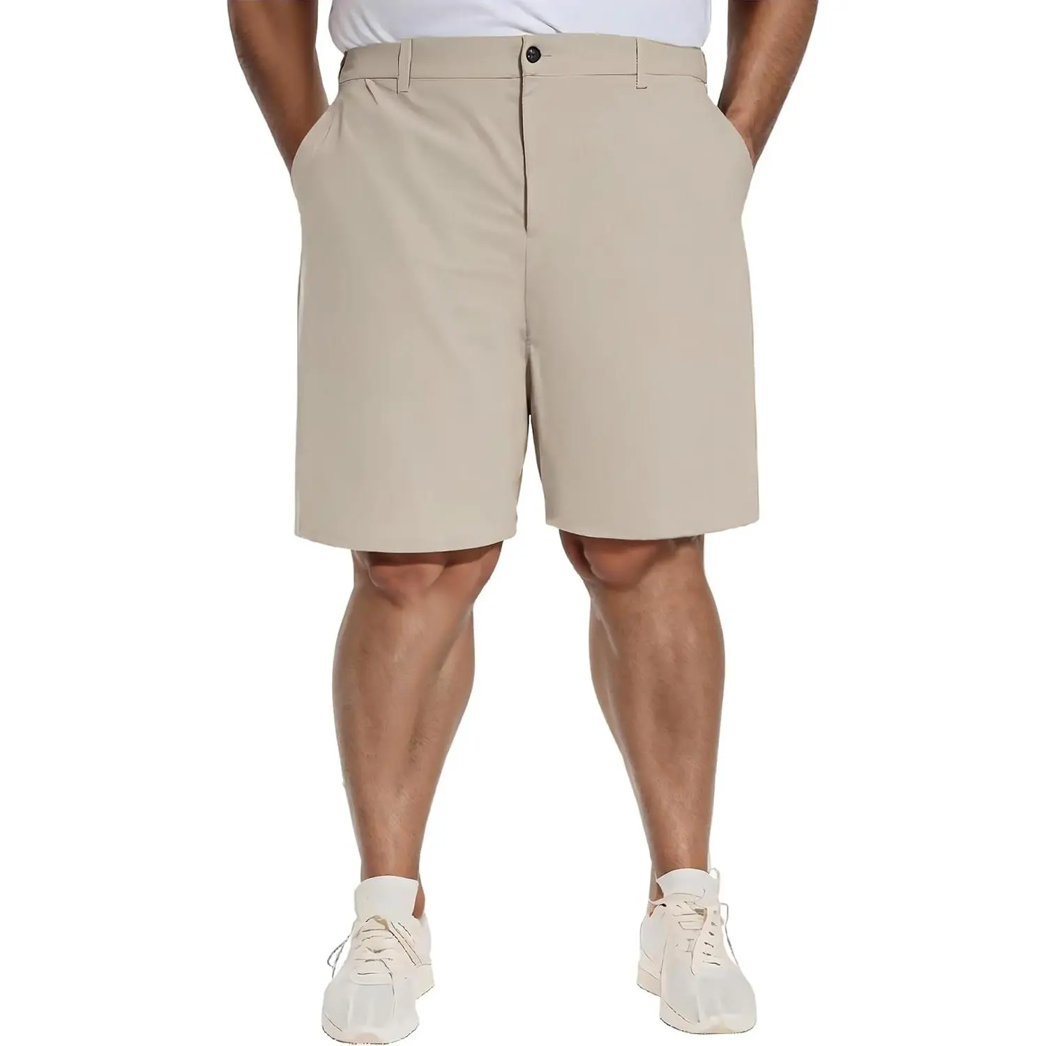 Men's Big & Tall Golf Shorts - 10-Inch Inseam, Stretch, Waterproof, Lightweight, Quick Dry Hiking Shorts, Men’s Shorts