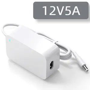 12v5a High-Power Power Adapter, 60w Power Supply for Computers, Monitors, Printers, Reliable and Efficient Device Charger