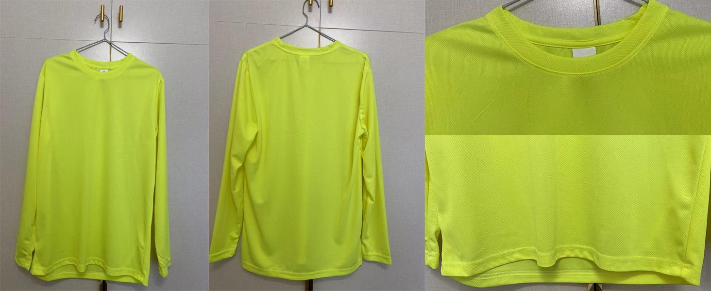 Mens Long Sleeve Shirts Casual Quick Dry Crew Neck Work Shirts Athletic Cycling Hiking T-Shirts Mens Long Sleeve Shirts Casual Quick Dry Crew Neck Work Shirts Athletic Cycling Hiking T-Shirts