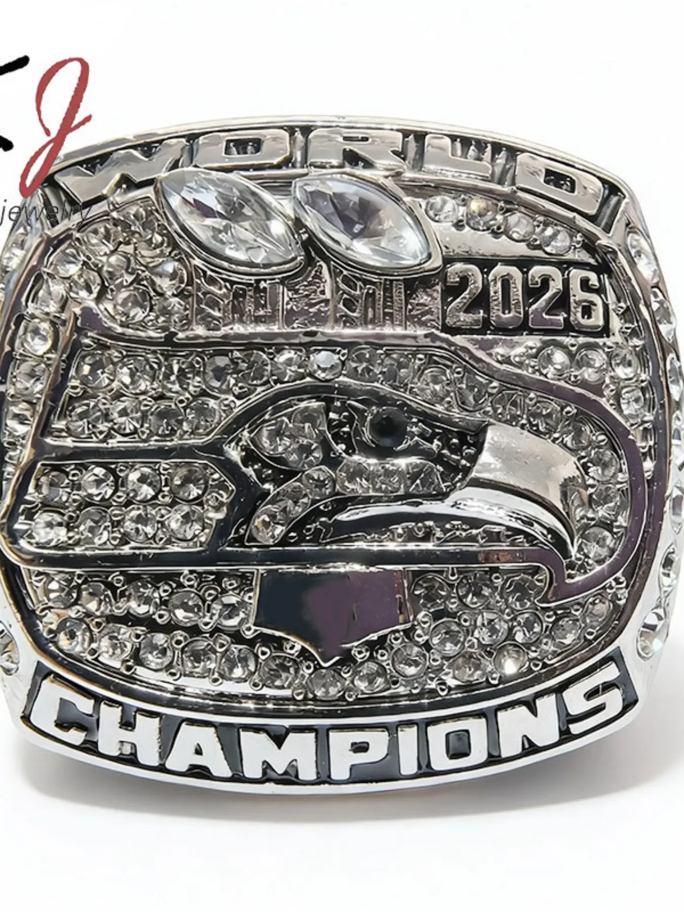 Player Ring 2026 Fan Memorial Gift, Sporty Letter Pattern Alloy Chain, All Seasons Accessories, Perfect for Boyfriend Presents