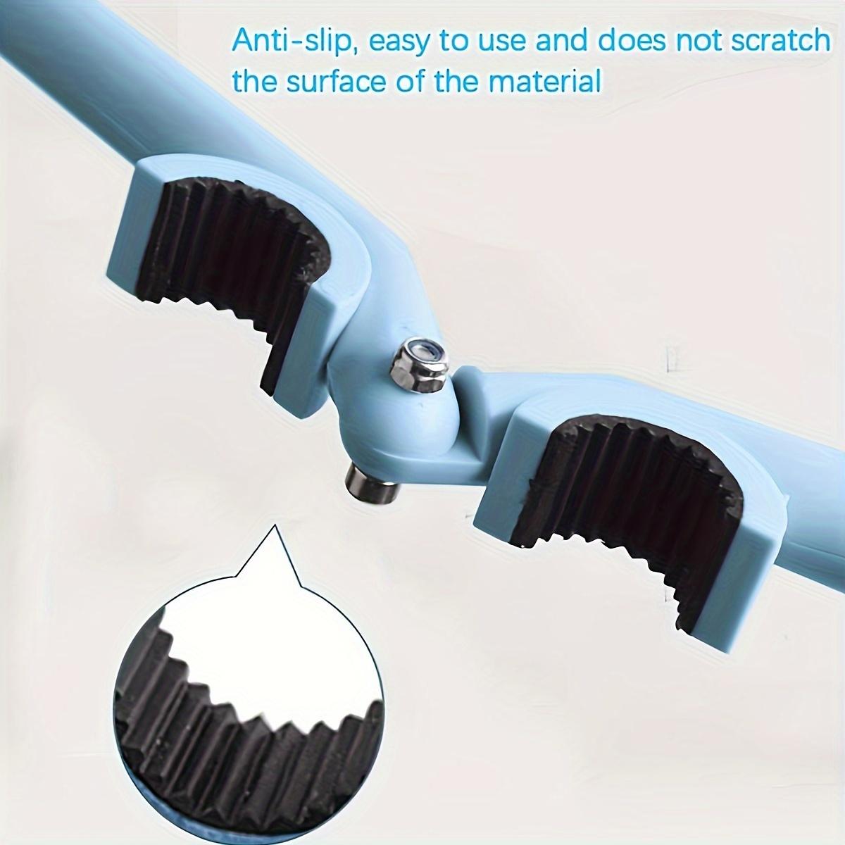 1pc multifunctional faucet and sink installation tool - plastic filter cleaning wrench with ergonomic round handle, easy to use, for installation and removal of bathroom accessories - industrial hand tool, faucet wrench, functional design, textured handle
