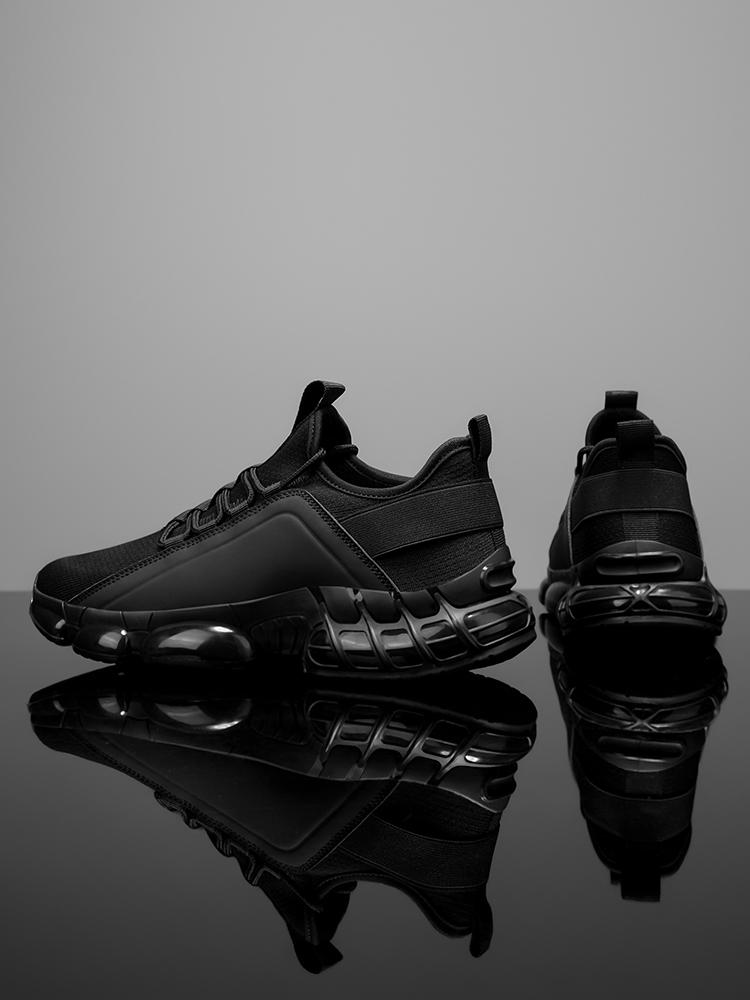 2025 Autumn Winter Men's New Breathable Sports & Leisure Shoes Lightweight Running Sneakers Thick Soled Skateboarding Black Driving Trainers woman men wide fit Breathable Men's Running Shoes