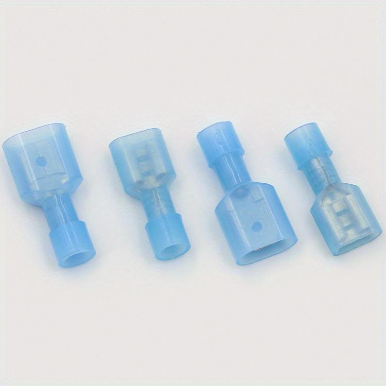 40 pieces/20 sets of male/female quick-disconnect spade wire crimp connectors, fully insulated nylon electrical crimp cold-press terminal connectors