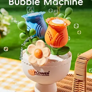 Electric Bubble Machine, Automatic Bubble Maker, Fun Toy for Girls, Perfect for Weddings, Graduations, Holidays, Birthday Gifts