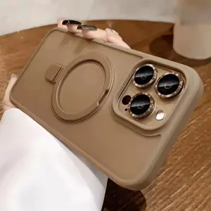 Built in Stand Case for iPhone 17 Air 17 16 15 14 13 12 11 Pro Max Plus with Camera Lens Protector,Vintage,Skull,Protective