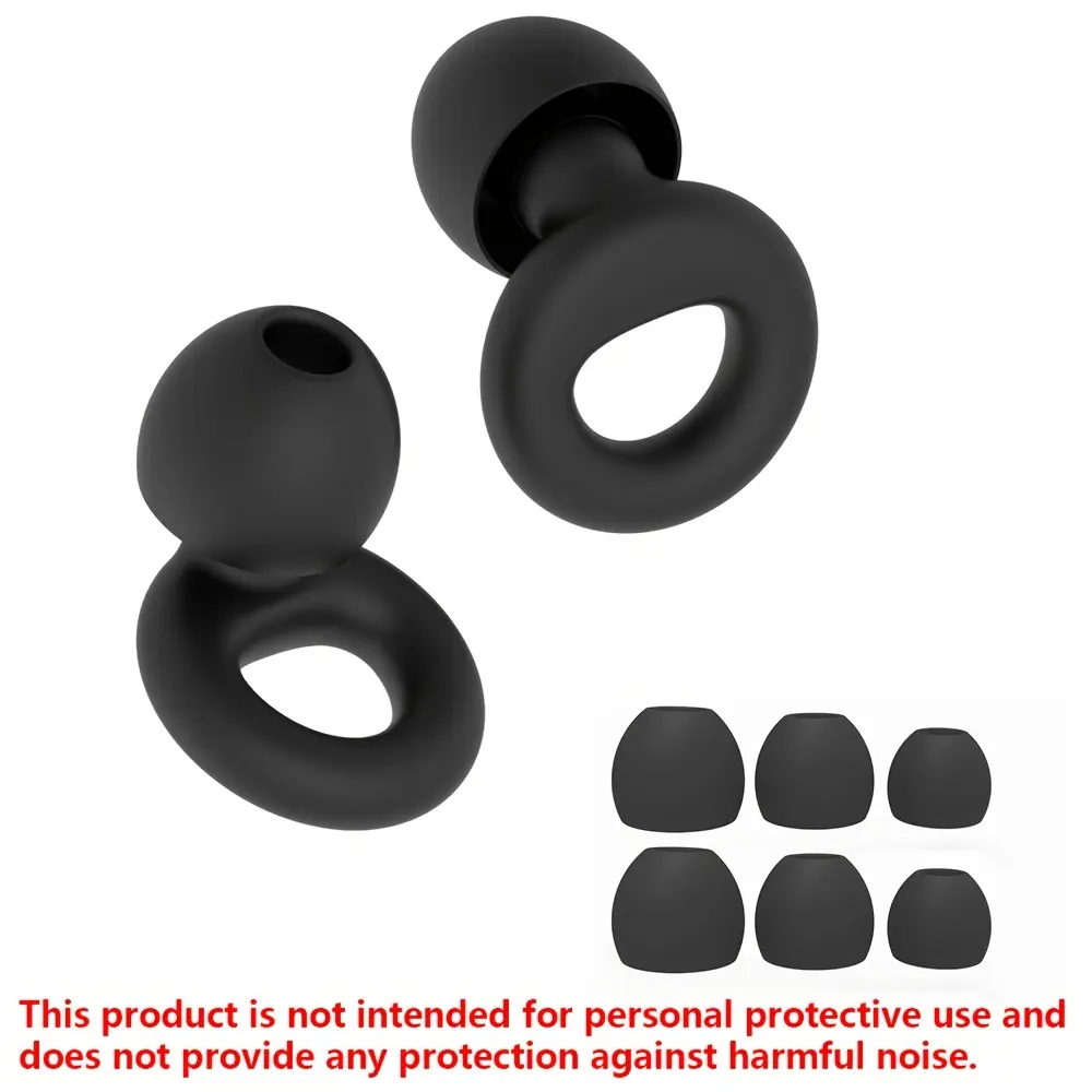 HUAK - Silicone Earplugs - Super Soft, Reusable Silicone For, Ear Tips in XS/ S/ M/ L