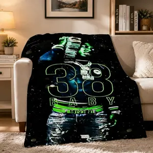 Music Graphic Flannel Blanket For Adults And Children, Soft Cozy Throw Blanket For Bedroom Dorm Room Gaming Room Sofa Couch Living Room Travel And Movie Nights, Bedding Decor Gift
