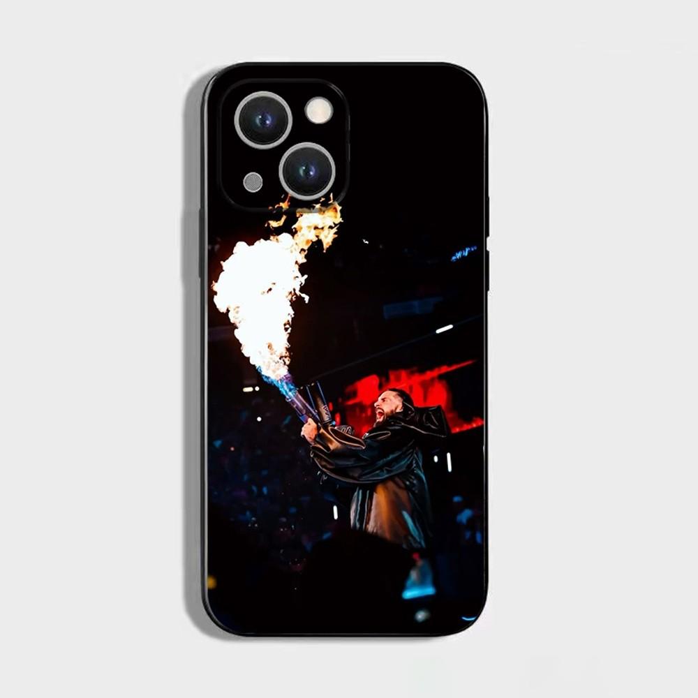 WWE CM P-Punk Phone Case For iPhone17, 16,15,14,13,12,11 Plus,Pro Max,XS,X,XR,SE,Mini,8,7,Soft Silicone Black Cover