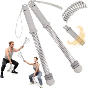 Adjustable Weighted Cordless Battle Ropes, Heavy-Duty Portable Ropeless Training Ropes for Home Use, Ideal Fitness Ropes for Men & Women for Strength Training, HIIT and Low-Impact Cardio Workouts