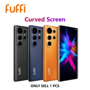 FUFFI S26 Pro smartphone with a 6.67-inch OLED curved screen, 4GB RAM, 64GB ROM, 4G network, dual SIM dual standby, octa-core processor, 5000mAh battery, 5MP + 13MP pixels, and Android 12 operating system.