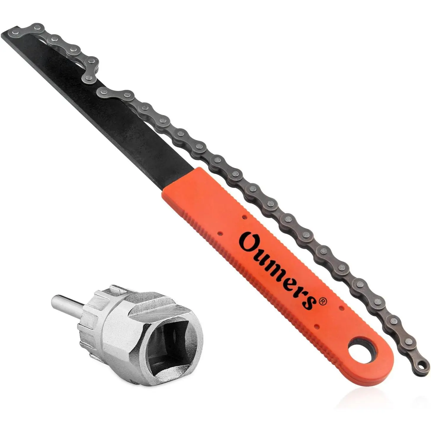 Outdoor sports Outdoor sports  Oumers Bike Chain Tools Kit, Cassette Removal Tool Sprocket Remover Kit/Chain Whip and Cassette/Rotor Lockring Removal Tool with Guide Pin