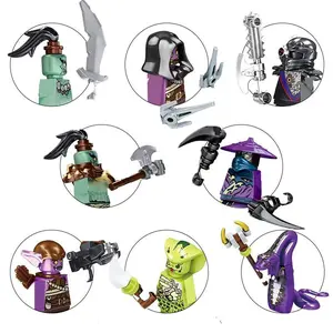 2026 hot item Anime Cartoon Model Bricks Lloyd Kai Jay Zane Cole Nya Mini Compatible Assemble Action Figures Movable Toys Building Blocks
