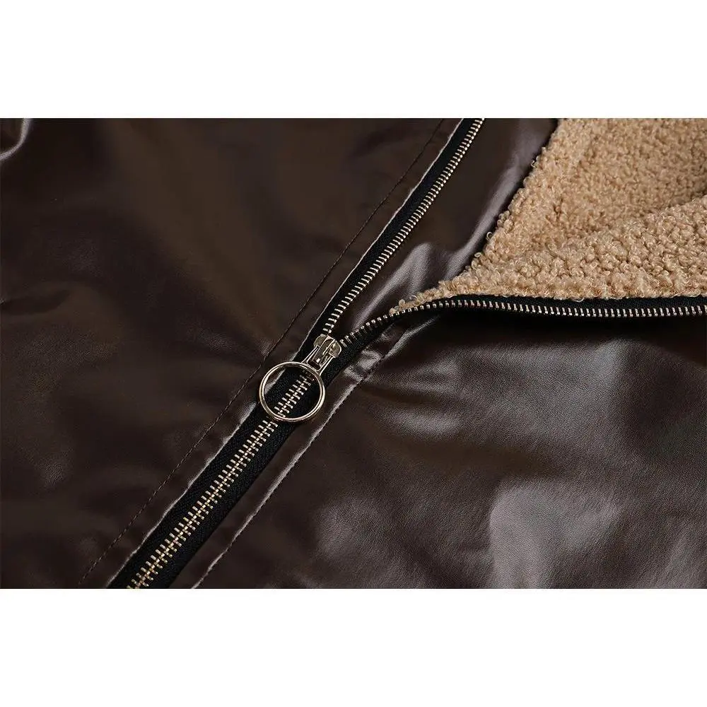 Game Leon Scott Kennedy Cosplay Coat Adult Fleece Leather Jacket Warm Zipper Top Coat Uniform Helloween Clothes