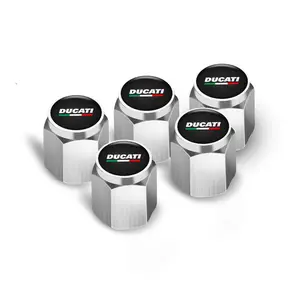 5PCS Metal Car Wheel Tire Valve Caps Air Stem Dust Cover Dustproof For Ducati 950 Monster Panigale Diavel Superleggera V4 V2 Scrambler Accessories