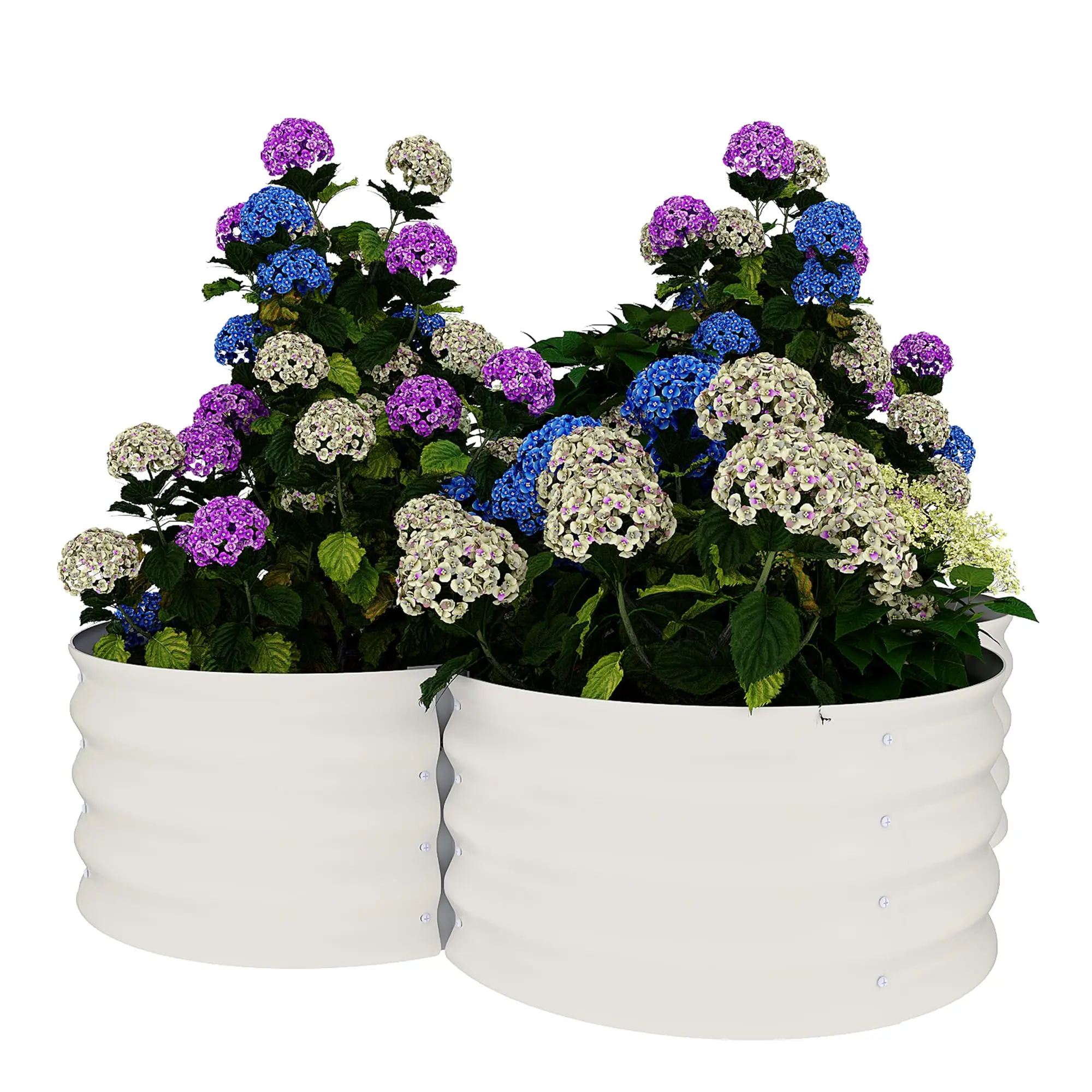 Garvee New Upgraded 2-Pack 0.6mm Galvanized Steel Raised Garden Bed Corner Brackets Color-Coated Butterfly Nuts Rust-Resistant Planting Box Hardware Fasteners Ideal Christmas Xmas Birthday Gifts for Women Men Friends