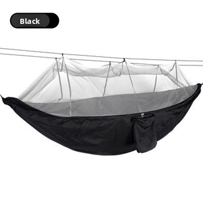 Outdoor Hammock with Mosquito Net Single Double Parachute Cloth Mosquito Hammock Air Tent