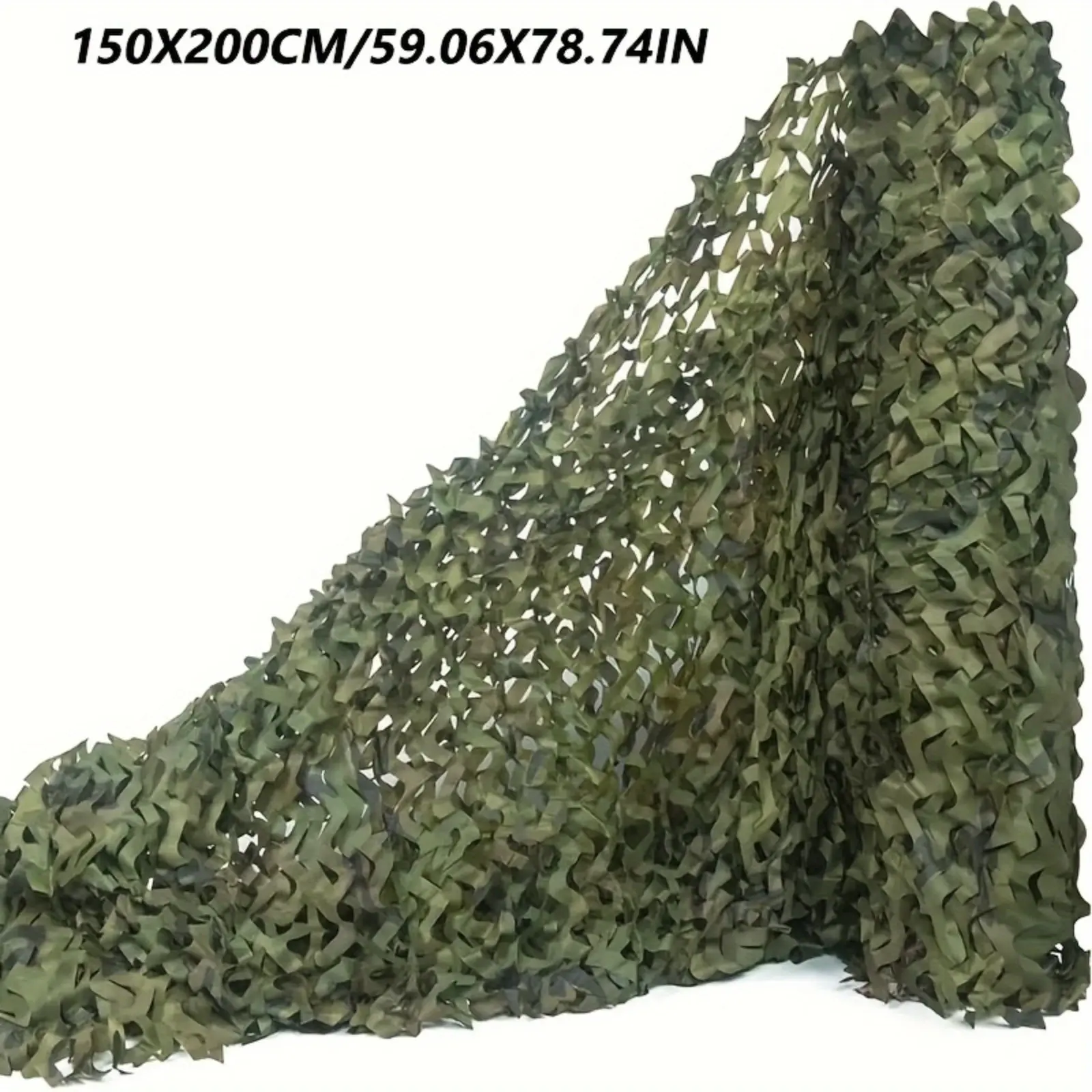 1set Outdoor Essential Camouflage Garden Net - Frameless Forest Grass Pattern Sunshade, Perfect for Camping & Hunting, UV Protection & Privacy, Durable & Lightweight