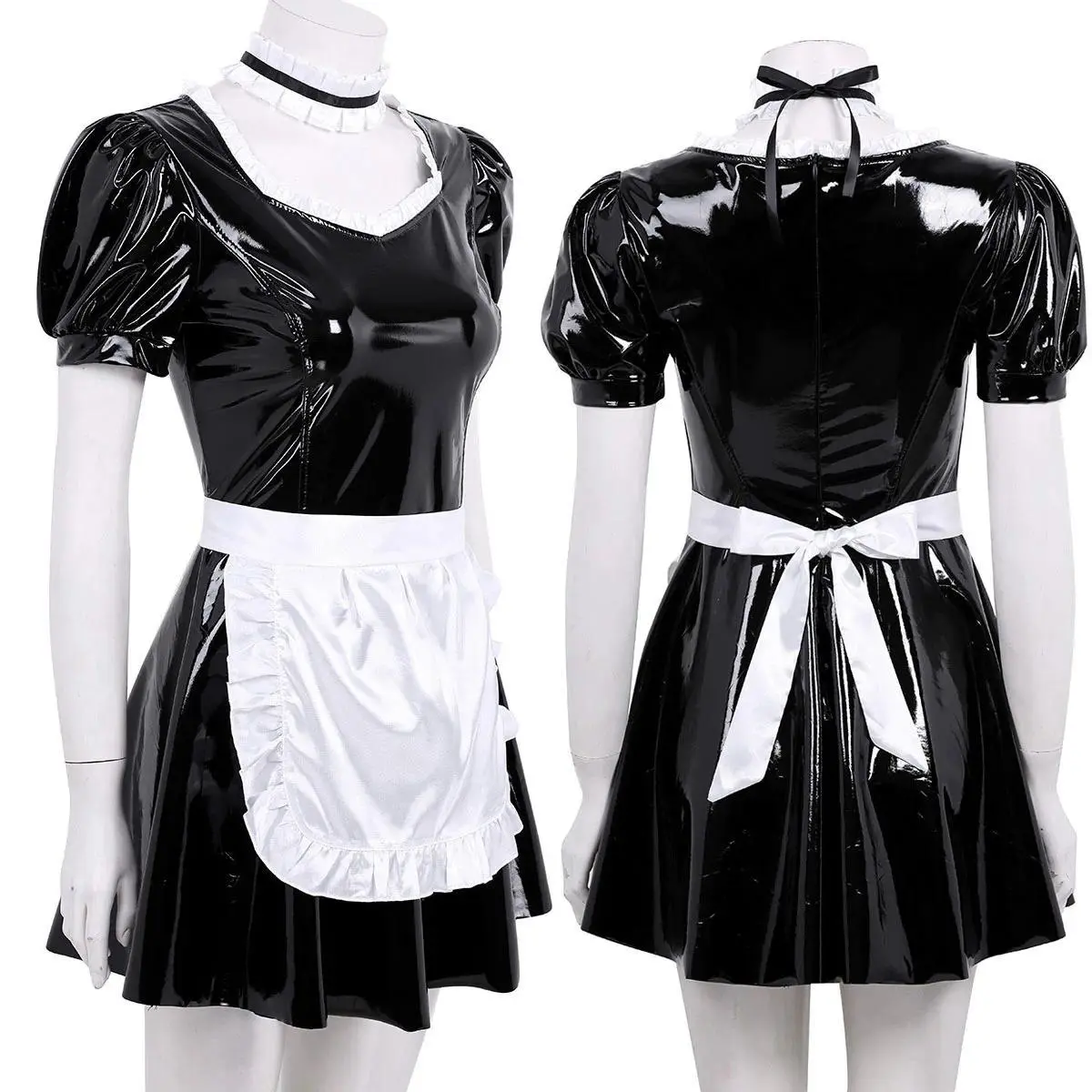 Cute Lolita Maid Costumes French Maid Dress Girls Woman Amine Man Cosplay Waitress Party Stage