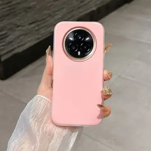 Available in three colors Extremely simple style Neutral Suitable for Realme phone cases, suitable for Realme16Pro,15T,14T,13,12,C85,C75,C71,C63,Note80,70,50,NarzoN65,N63,N55,N53,4G,5G,Pro,Plus Various series and models of phone cases Light luxury
