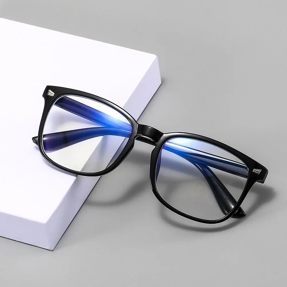 Blue Light Glasses, Computer Gaming TV Phone Glasses, Basic Flat Frame Fashionable and Lightweight Glasses, Daily Clothing Decoration, Suitable for Students' Dailyuse