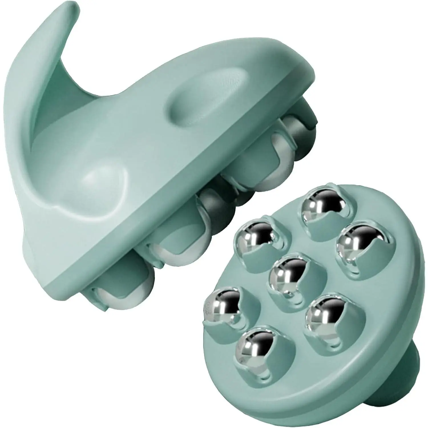 Hand Held Massager, Full Body Massage Tool with Roller Ball Massager Manual 360-degree-roller for Muscle Back Neck Joint Foot Shoulder Leg Pain Relief with Portable Design