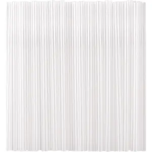Individually Wrapped 100 Pcs Clear Plastic Disposable Drinking Straws 8.26" Long 0.23'' Diameter BPA-Free