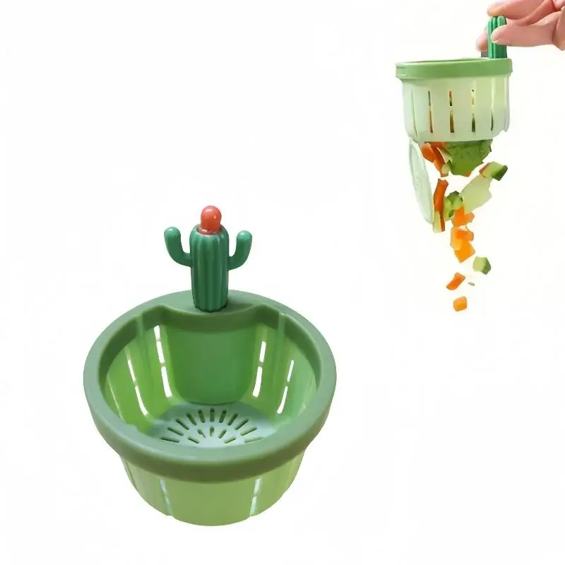 Cactus Shaped Sink Drain Basket, 1 Count Multifunctional Food Filter, Kitchen Sink Filter, Sink Filter Basket, Household Kitchen Gadgets