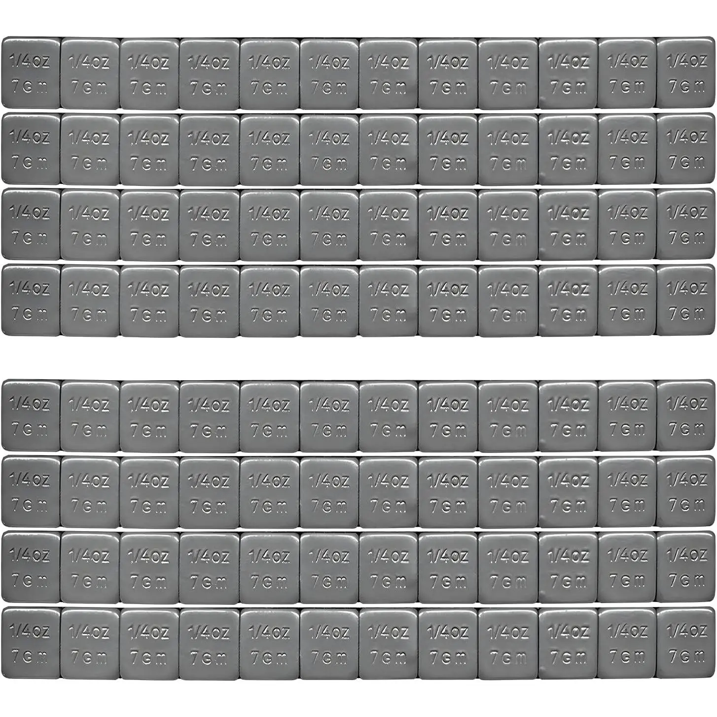 96 count 1/4 Oz Adhesive Backed Wheel Weights, 0.25 Oz Stick  Tire Balancing Weights with Easy Peel Tape, Low Profile Adhesive Wheel Weight for   SUVs