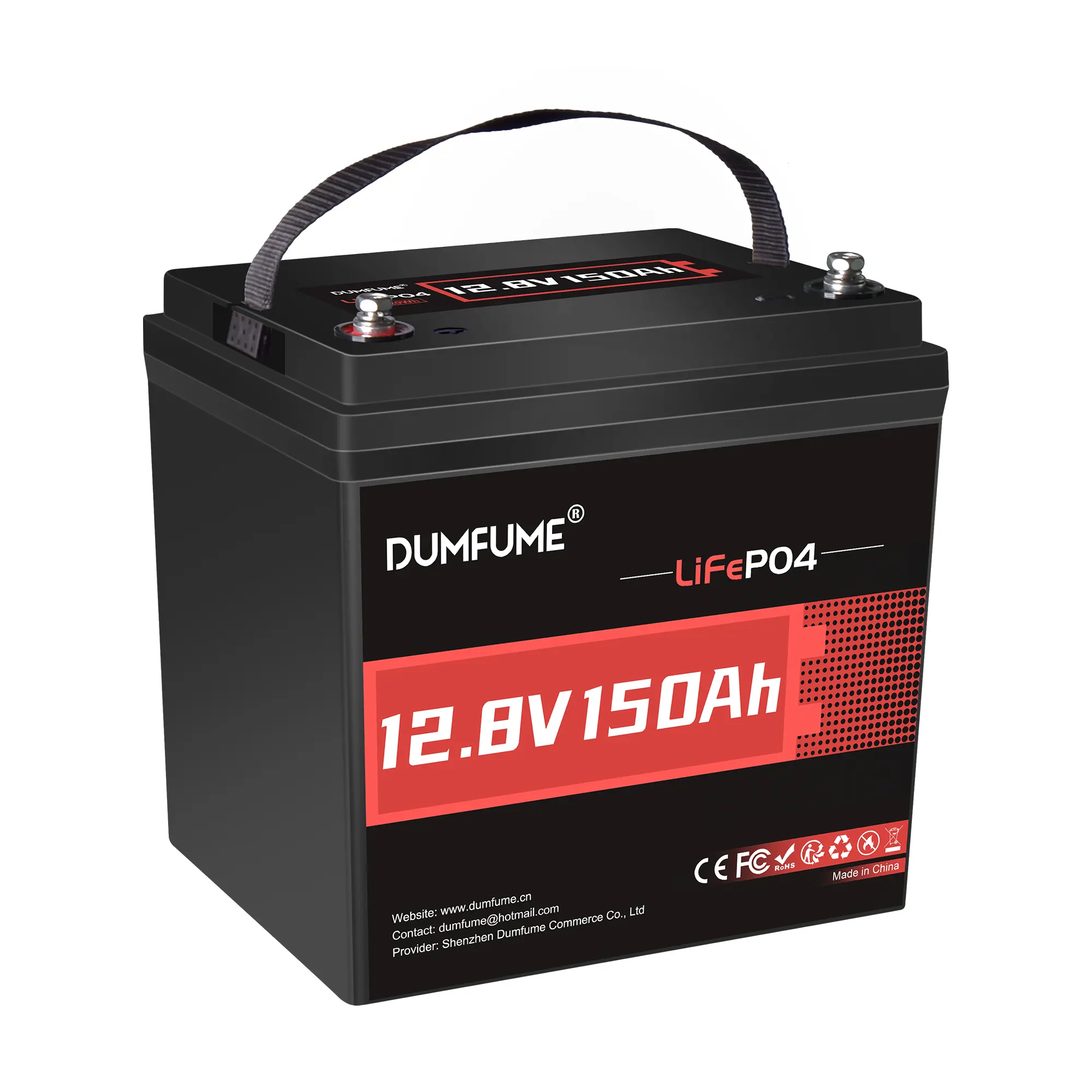 12V 150Ah Lithium LiFePO4 Battery, 100A BMS with Low Temp Cut-Off,Automotive-Grade Cells,15000+ Deep Cycles,Perfect for Solar,RV,Off-Grid,Home Energy Storage