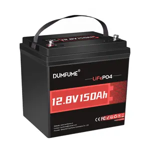 12V 150Ah Lithium LiFePO4 Battery, 100A BMS with Low Temp Cut-Off,Automotive-Grade Cells,15000+ Deep Cycles,Perfect for Solar,RV,Off-Grid,Home Energy Storage