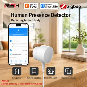 Tuya WiFi/zigbee Human Presence Sensor Pir Detector, Smart Home Automation Alarm, APP Remote Monitoring, Security Device