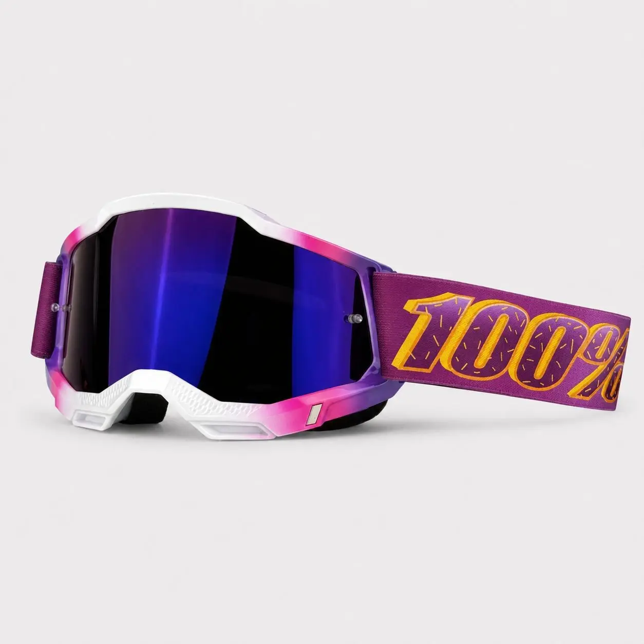 Motorcycle Off-Road Donut Style Goggles, Skiing Vibrant HD UV Protection, Dust-Resistant Outdoor Sports Riding Glasses