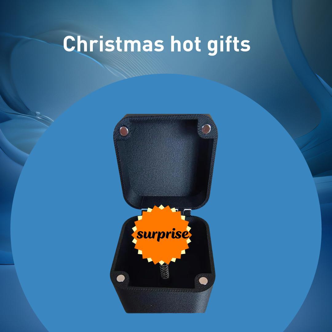 Middle Finger Design Gift Box Just for You Letter Pattern Surprise Romantic Gift Box, 1 Count Creative Gift Box, Funny Desktop Ornament, Party Gift for Friends & Family, Party Favors Assortment, Home Decor Gift