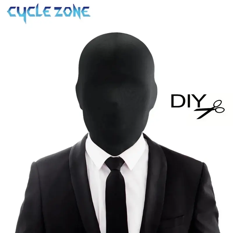 Black Hood Face Covering Without Brim Mask Cool Mask Gift Sun Protection Motorcycle Cap Tactical Ski Mask Hat Women Men  Cosplay Halloween