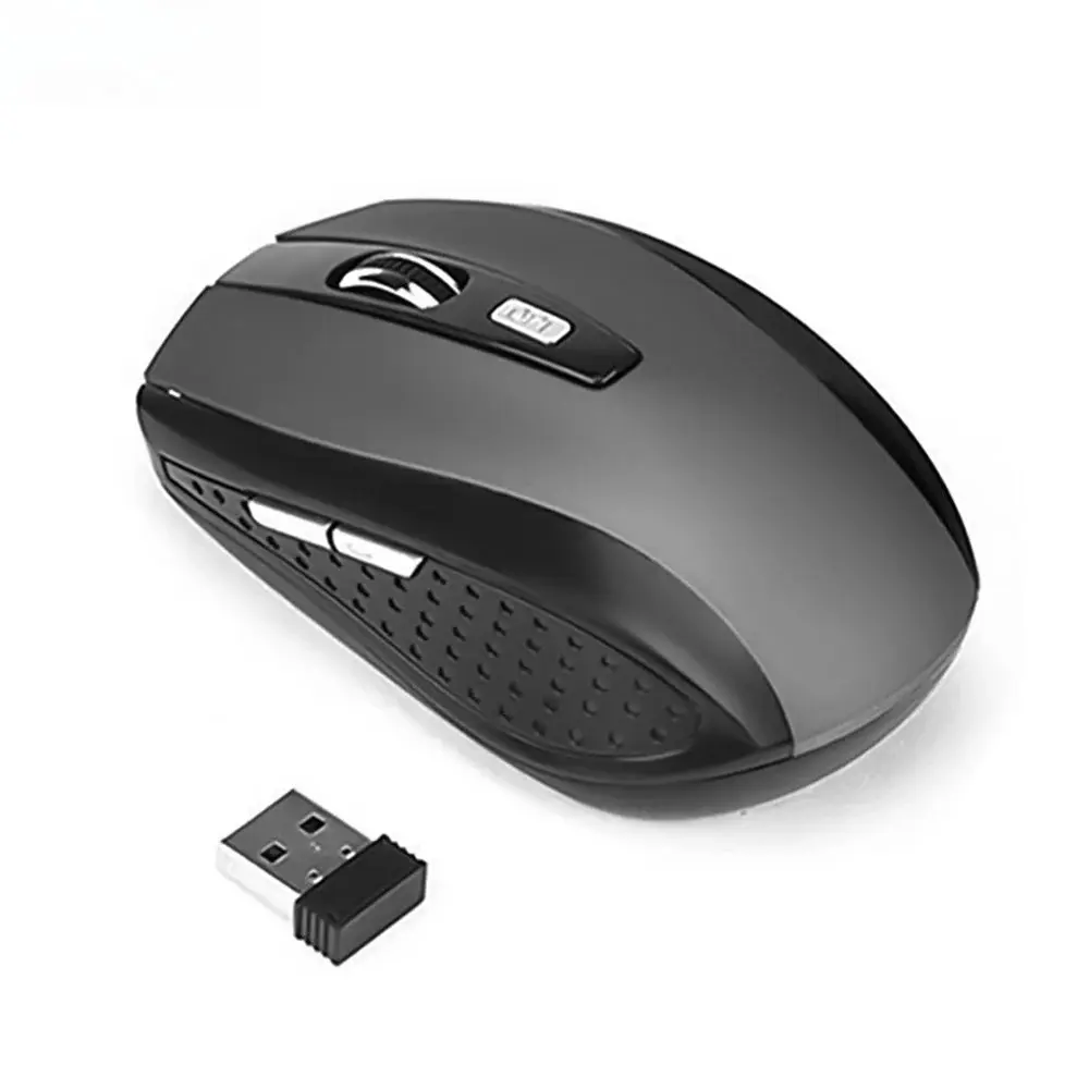 2.4G Wireless Mouse 2.4Ghz Gaming Mouse 6D Optical Wireless Mouse Slim Mini Noiseless Mice  DPI1600 for Macbook PC Laptop usb receiver