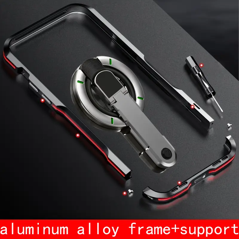 for IPhone 18 17 16 15 14 13 Pro Max 12 Xs 11 8 Plus Case XR SE3 Mini 7 air Drop Protection Phone Case Ultra-Durable Phone Case - Lanyard Equipped, Shockproof, and Scratch-Resistant Aluminum Alloy Protective Frame Case - Durable, Lightweight, Sleek Design