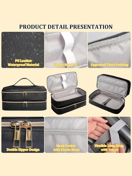 Hair Dryer Storage Bag, Portable Hair Styling Tool Organizer, Double Layer Zipper Makeup Bag, Carrying Case for Hair Dryer Shark Flexstyle FlexFusion Airwrap Brush Double-Layer Hair Accessories Tools Storage Bag, Travel Cosmetic Bag, Christmas gifts Hair Dryer Storage Bag, Portable Hair Styling Tool Organizer, Double Layer Zipper Makeup Bag, Carrying Case for Hair Dryer Shark Flexstyle FlexFusion Airwrap Brush Double-Layer Hair Accessories Tools Storage Bag, Travel Cosmetic Bag, Christmas gifts