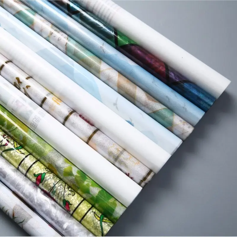 New 46 options available range of adhesive-free static-cling PVC Decorative glass films—suitable for offices, bathrooms, and shop windows; light-transmitting yet opaque.