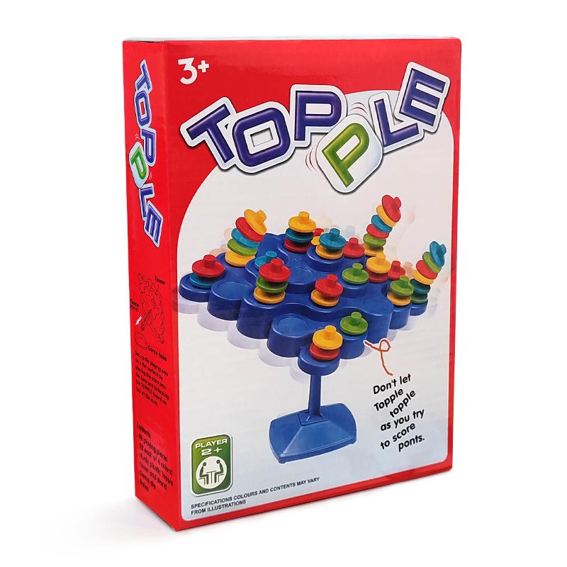 Balance Stack & Play Puzzle Toy, 1 Set Leisure Parent-child Interactive Game, Educational Stacking Desktop Toy, Festival Party Toy, Colorful Stacking Blocks