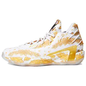 Ric Flair x Adidas Dame 7 Low-Top Basketball Shoes for Men – Cushioned, Non-Slip, Durable, Round-Toe Verifiable, with credentials and supporting global authentication