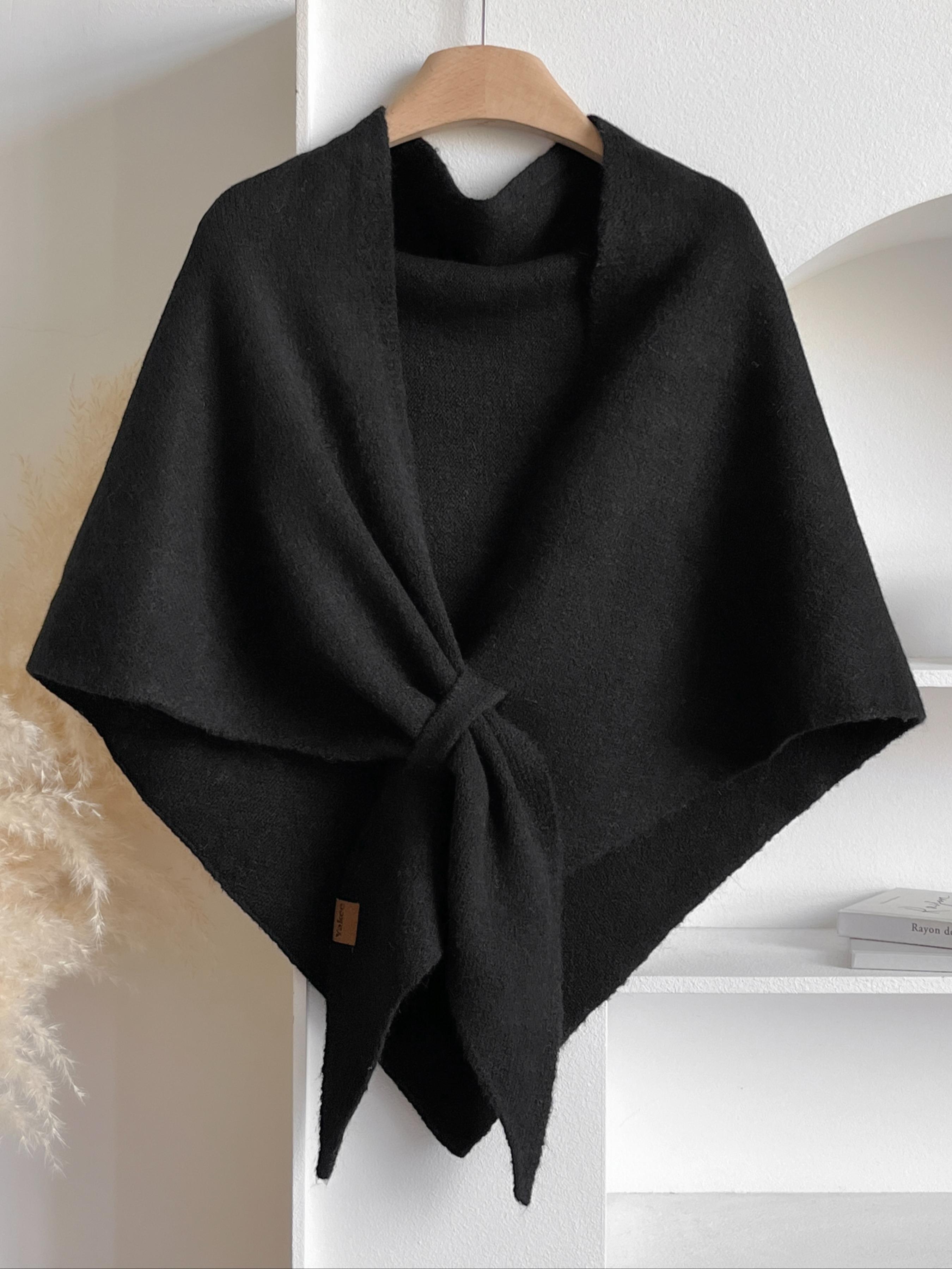 Women's Solid Color Shawl, Casual Versatile Scarf for All Seasons, Fashion Accessories for Women & Girls, Casual Soft Scarf