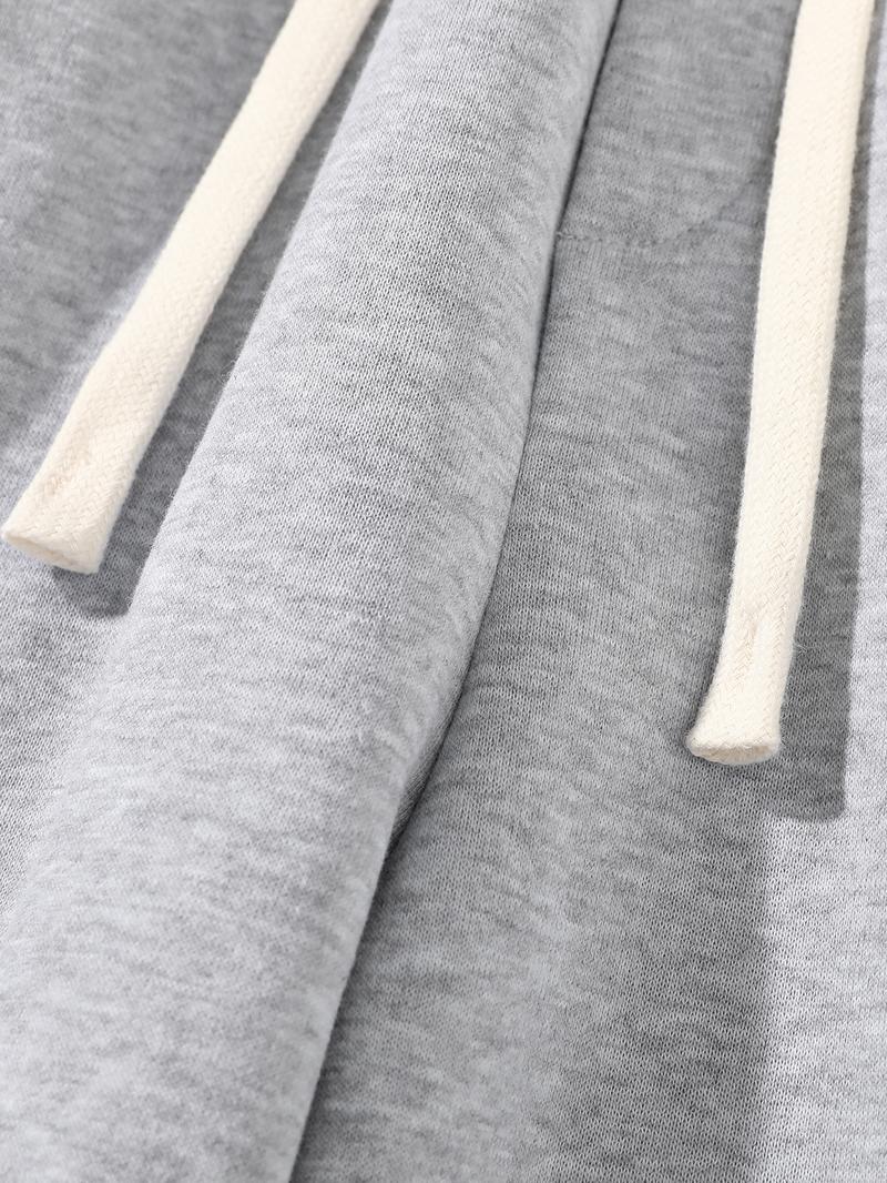 Men's Half-Zip Hoodie with Shorts Two-Piece Set, Streetwear Tracksuit Set, Basic Style Comfortable and Warm Sports Jogging Set, Suitable for Daily Wear, Outdoor Activities, Running and Workouts – Available for Men and Women.