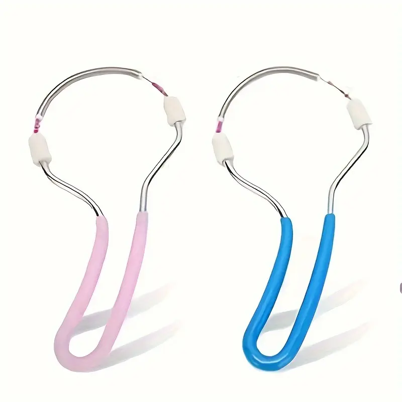 2 Pieces, Spring Facial Hair Remover, Random Color, No Electricity, No Electricity Required, Manual Handheld Hair Remover Eyebrow Facial Thread Tool Removal Ladies Lips Chin Cheeks Neck Thread Removal Hair Remover Spring Facial Remover, Face Tools