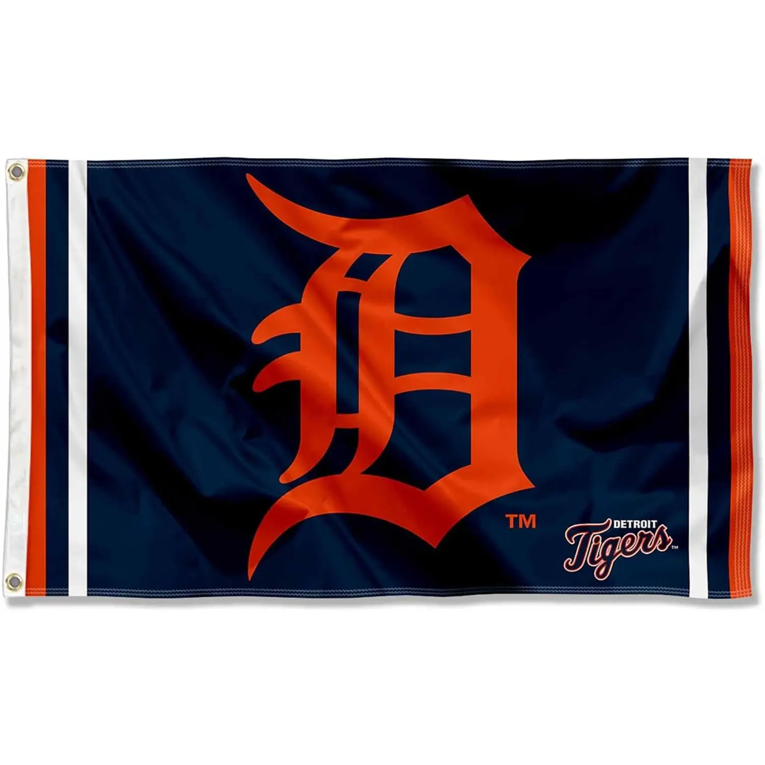 WinCraft Detroit Tigers Logo 2  x 3 3x5 Ft Grommet Banner Flag, Lightweight Outdoor Wall Decoration for Parties