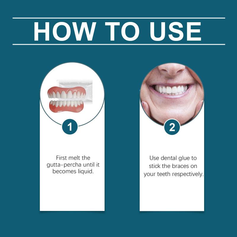 Silicone Denture Repair Kit - Daily Use to Enhance Smile Beauty, Comfortable Material to Modify Teeth.