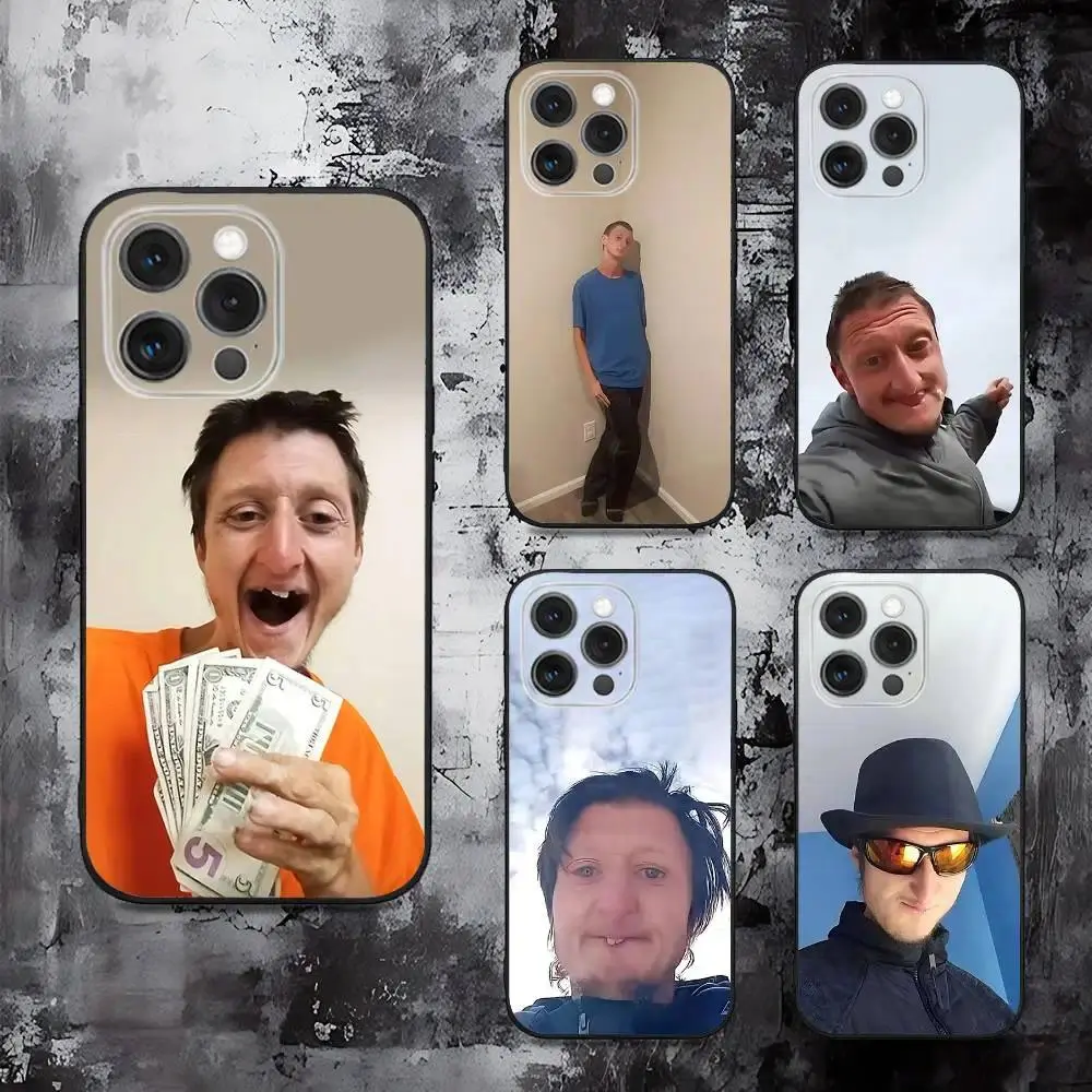 Funny D-Daniel L-Larson Meme Phone Case Viral Internet Humor Graphic Soft Silicone Shockproof Protective Cover Designed for iPhone 11-17 Pro Max/Plus & Samsung Galaxy S23-S25