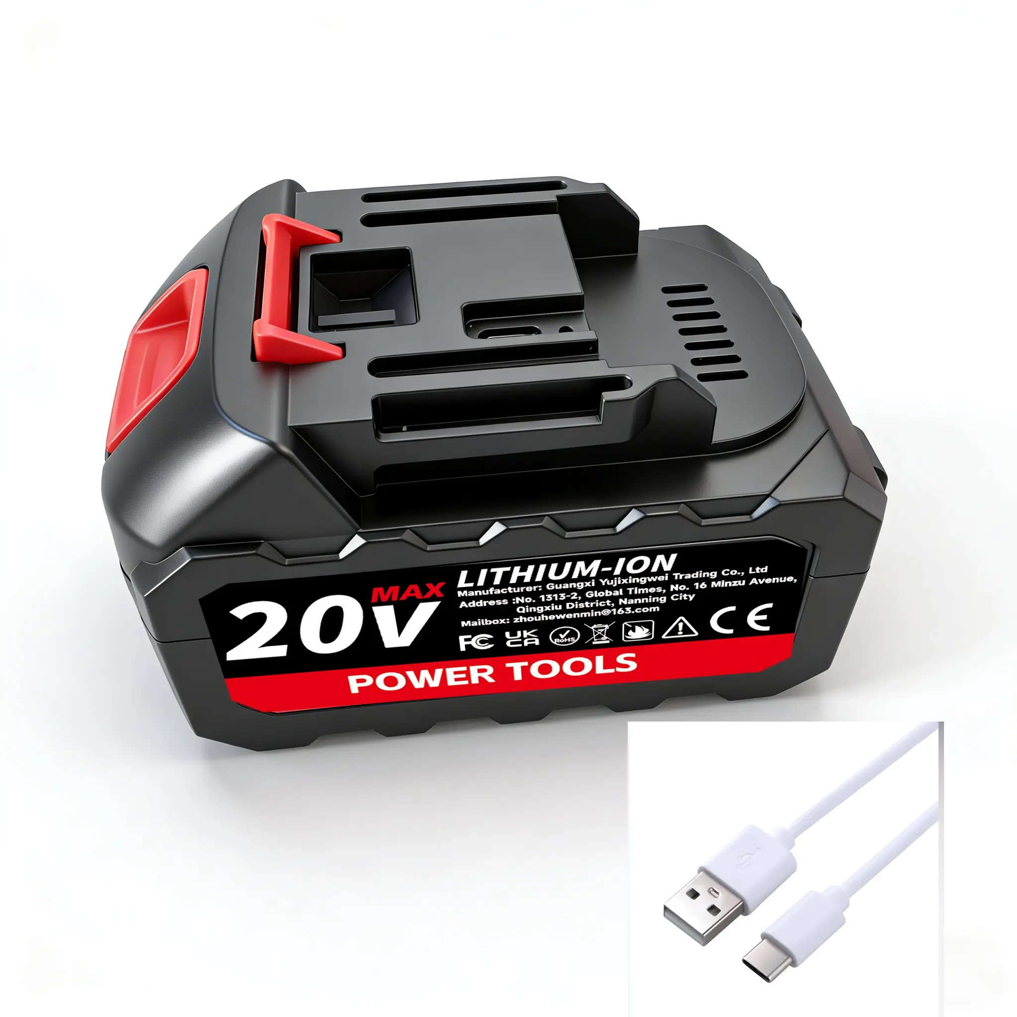 Power Tool Battery 18-21v 3.0ah Replacement, Electric Tool Battery, Garden Tool Battery, DIY Battery, Typ-C Interface, Makit Original Battery Group