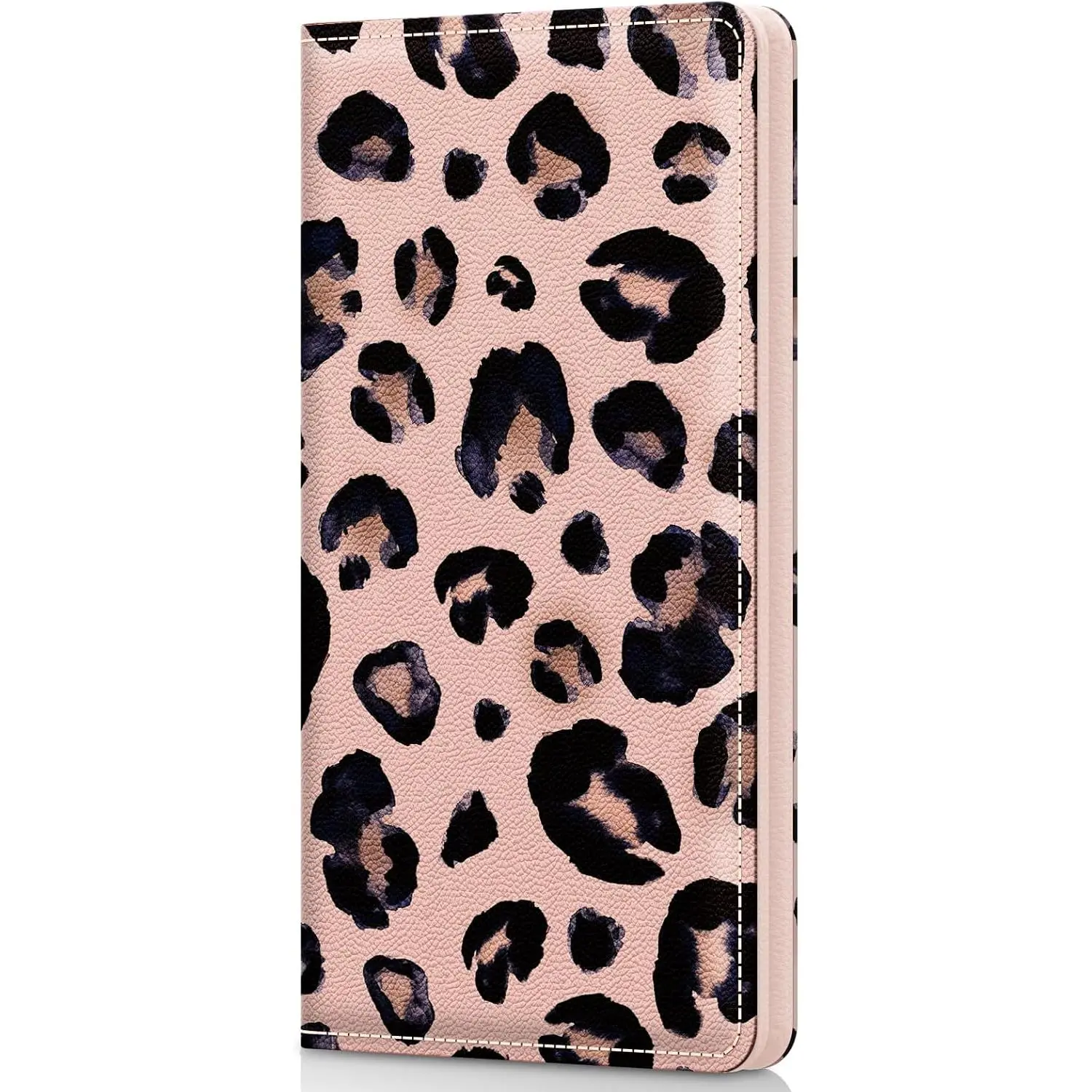 Checkbook Cover for Personal Checkbook,Patterned Pu Leather check book covers for women and men,with Pen Holder & Built-in Clear Plastic Divider for Duplicate Checks