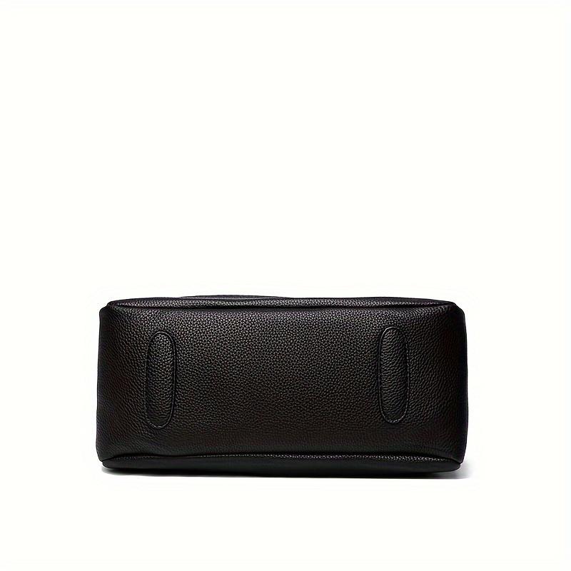 Women's Leather Tote Purses with Adjustable Strap, Classic Western Style Handbag for Work and Travel, Large Capacity Shoulder Bag with Zipper Closure and Durable Polyester Lining SpringStatements