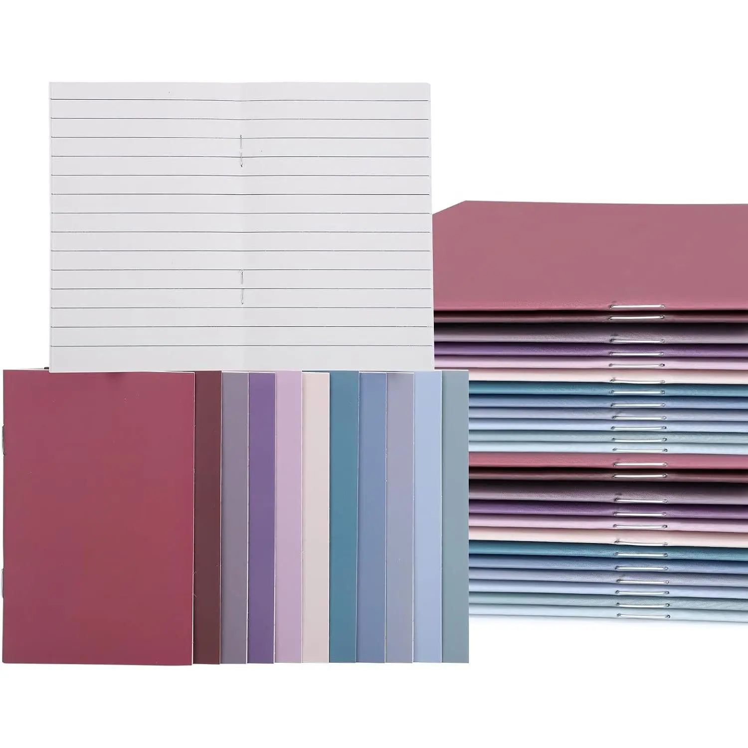 24 Pack Small Notebooks 3x5 Bulk, Lined Mini Pocket Notebook Prayer Journal for Women Students Teacher School Office Supplies Religious Easter Gifts Easter Basket Stuffers
